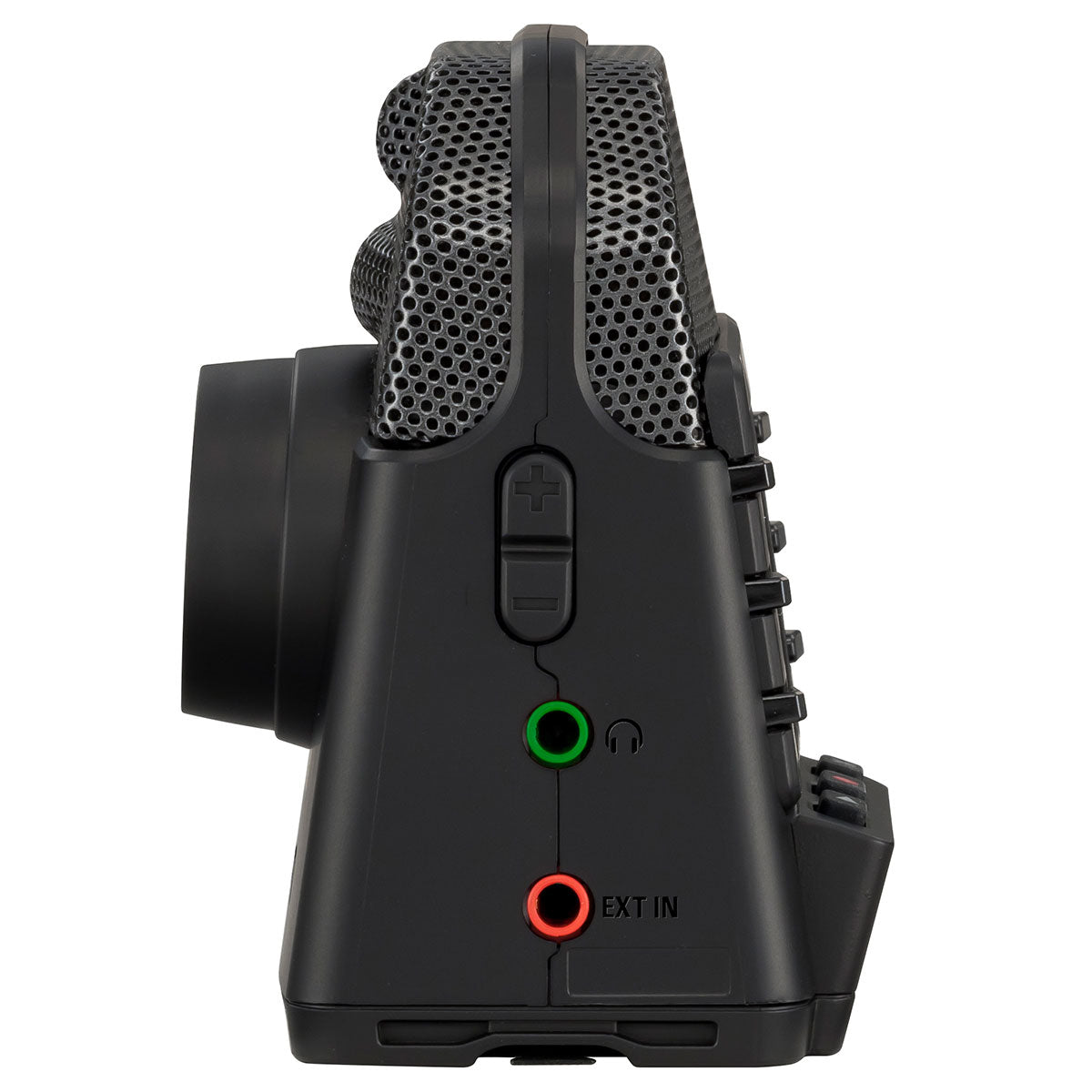 Zoom Q2n-4K video camera with compact design and lens, ideal for high-quality video recording and multimedia creation.