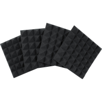 Gator Acoustic Pyramid Panel 12x12" (Charcoal, 4pcs.)