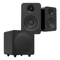 Kanto YU4 (Matte Black) + SUB8 Subwoofer (Matte Black) Bundle